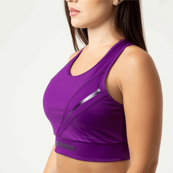 Dark Purple Sport Bra