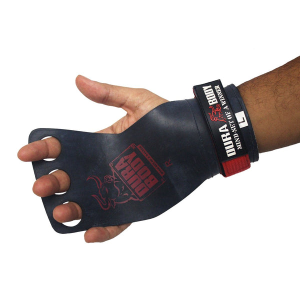 Athletic Red Hand Grip Gloves