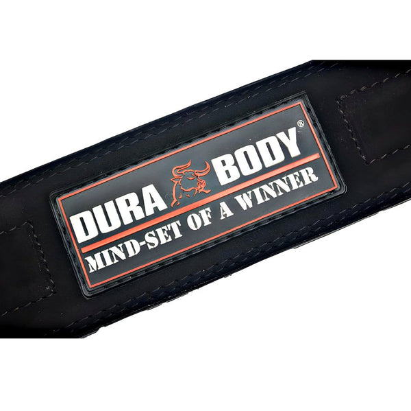 Black Hardcore Powerlifting Belt With Steel Lever Buckle