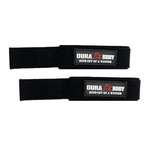 Black Premium Padded Weightlifting Straps sold by DURABODY SPORTS