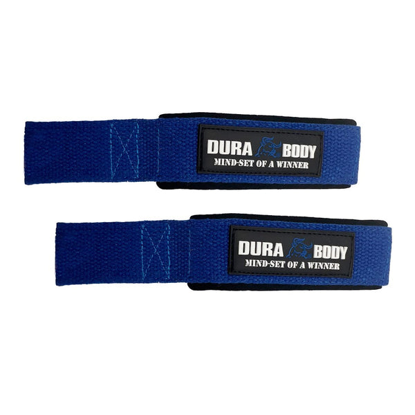 Blue Weightlifting Cotton Straps