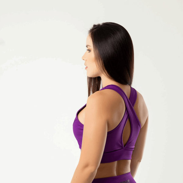 Dark Purple Sport Bra