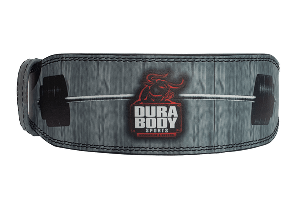 Digital Barbell Leather Weightlifting Belt sold by DURABODY SPORTS