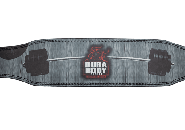 Digital Barbell Leather Weightlifting Belt sold by DURABODY SPORTS