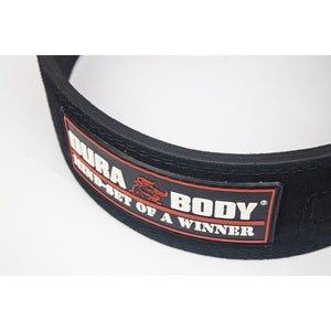 Hardcore Black 10MM Powerlifting Belt With Stainless Steel Buckle sold by DURABODY SPORTS