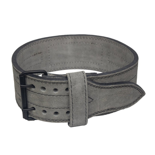 Hardcore Grey Powerlifting Belt With Stainless Steel Buckle