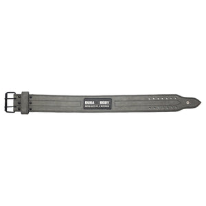 Hardcore Grey 10MM Powerlifting Belt With Stainless Steel Buckle sold by DURABODY SPORTS