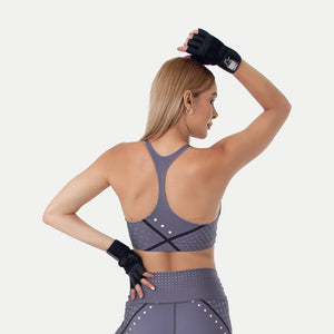 Harmony Dark Grey Sports Bra sold by DURABODY SPORTS