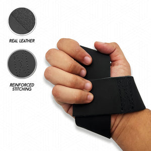 Leather Black Lifting Straps sold by DURABODY SPORTS
