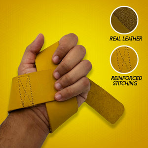 Leather Tan Lifting Straps sold by DURABODY SPORTS