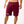 front of men's Dark Red Shorts