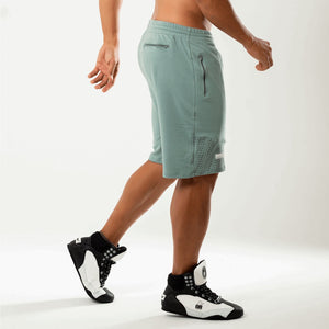 Men's Athletic Light Olive Shorts sold by DURABODY SPORTS