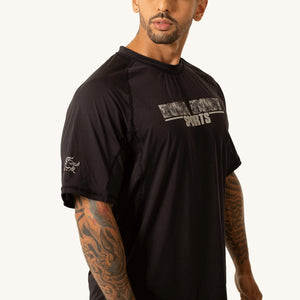 Men's Drifit Black Sports T-Shirt sold by DURABODY SPORTS