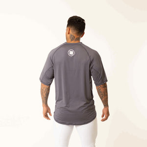 Men's Drifit Grey Sports T-Shirt sold by DURABODY SPORTS
