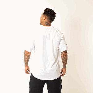 Men's Drifit White Sports T-Shirt sold by DURABODY SPORTS
