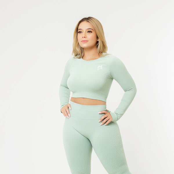 Mint Seamless Top sold by DURABODY SPORTS
