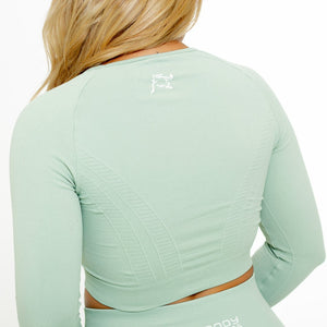 Mint Seamless Top sold by DURABODY SPORTS