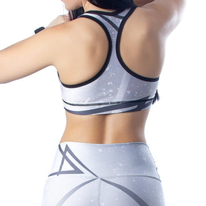 Mixed Grey Sports Bra sold by DURABODY SPORTS