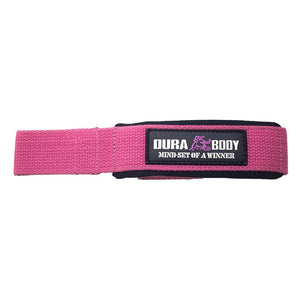 Pink Premium Padded Weightlifting Straps sold by DURABODY SPORTS