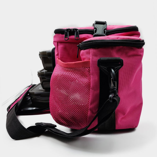 Pink Ultimate 3 Meal Prep Bag sold by DURABODY SPORTS