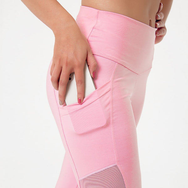 Pocket Collection Pink Mid Rise sold by DURABODY SPORTS