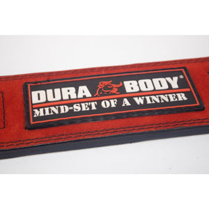 Red 10MM Hardcore Powerlifting Belt With Steel Lever Buckle sold by DURABODY SPORTS