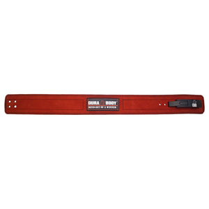 Red 10MM Hardcore Powerlifting Belt With Steel Lever Buckle sold by DURABODY SPORTS