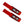 Red Premium Padded Weightlifting Straps sold by DURABODY SPORTS