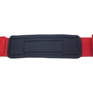 Red Premium Padded Weightlifting Straps sold by DURABODY SPORTS