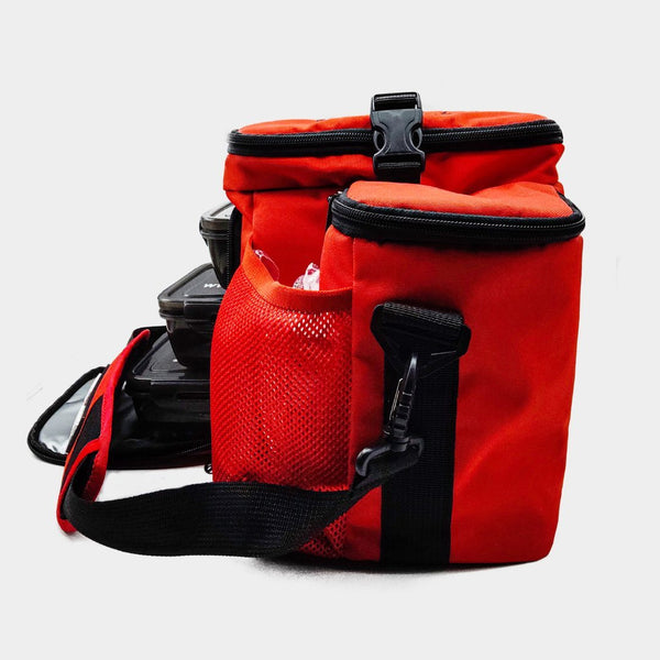 Red Ultimate 3 Meal Prep Bag sold by DURABODY SPORTS