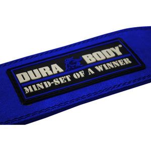 Titan Blue Suede Leather Weightlifting Belt sold by DURABODY SPORTS
