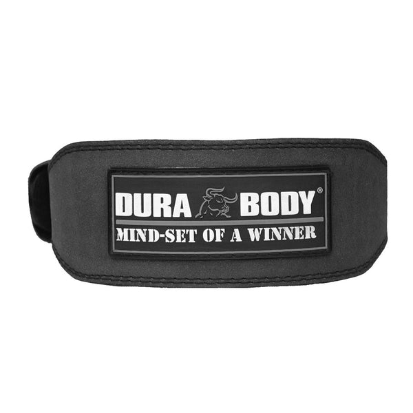 Titan Grey  Suede Leather Weightlifting Belt