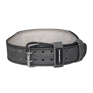 Titan Grey Suede Leather Weightlifting Belt sold by DURABODY SPORTS