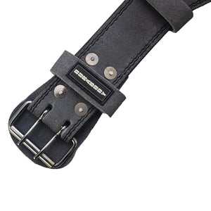 Titan Grey Suede Leather Weightlifting Belt sold by DURABODY SPORTS