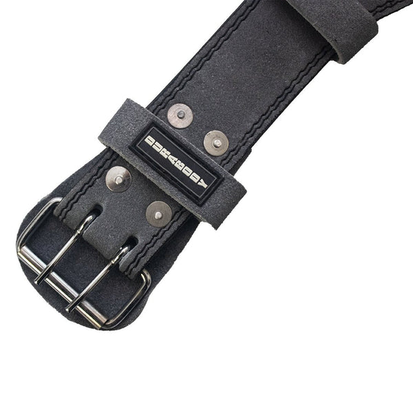 Titan Grey Suede Leather Weightlifting Belt sold by DURABODY SPORTS