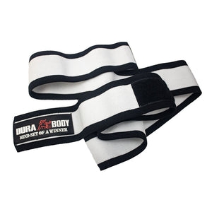 White Guardian Knee Wraps sold by DURABODY SPORTS