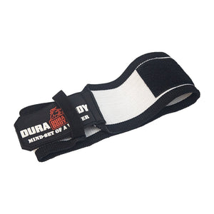 White & Black Wrist Wraps 18" - Guardian Premium Weightlifting Support sold by DURABODY SPORTS