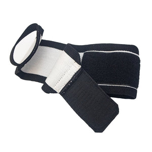 White & Black Wrist Wraps 18" - Guardian Premium Weightlifting Support sold by DURABODY SPORTS