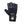 Black weightlifting glove with wrist wrap 