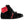 right side of the  Black and Red sneakers