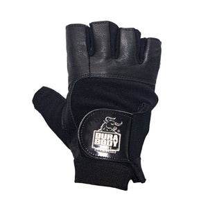 Black workout leather glove