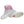 one shoe on top of the other, the one that is on the bottom you can see the bottom of the shoe. this is for the Pink and White Pro Level 2 Series sneakers 