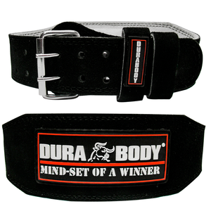 Front and Bakc in the same image of this weightlifting belt 