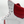 Load image into Gallery viewer, right close up of the laces for the White and Red Pro Level 2 Series sneakers 
