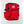 Load image into Gallery viewer, side angle of the red military bag 
