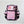 Load image into Gallery viewer, front of the pink military bag 
