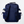 Load image into Gallery viewer, back of the navy blue military bag 
