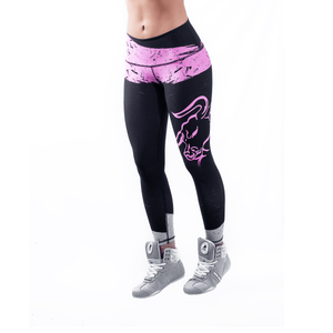 Black and Pink Leggings sold by DURABODY SPORTS